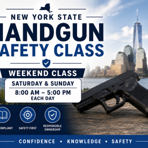 NY State 18 Hour Handgun Safety Course - Weekend