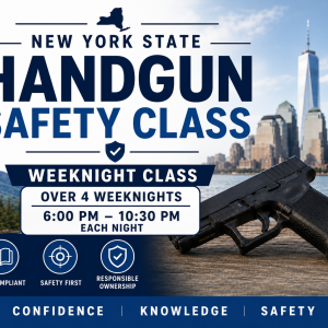 NY State 18 Hour Handgun Safety Course - Weeknight